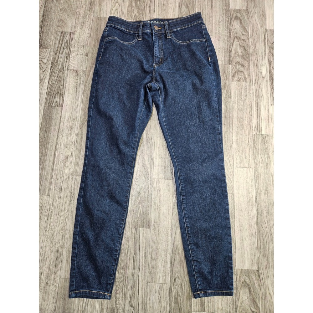 Wild Fable High Rise Skinny Jeans Womens 8/29R Dark Wash Stretch Denim